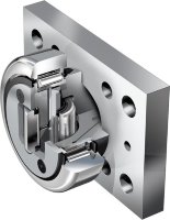 Подшипник 4.454 + AP 0 Winkel с прямоугольным крепёжным фланцем