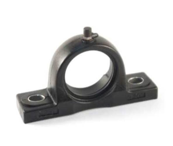Корпус подшипниковый P 207 BLACK PLASTIC от IBU из термопластика на лапах