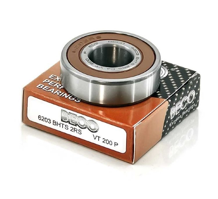 Шариковый подшипник 6201 BHTS 2RS C3 VT 180 от BECO из нержавеющей стали для высоких температур